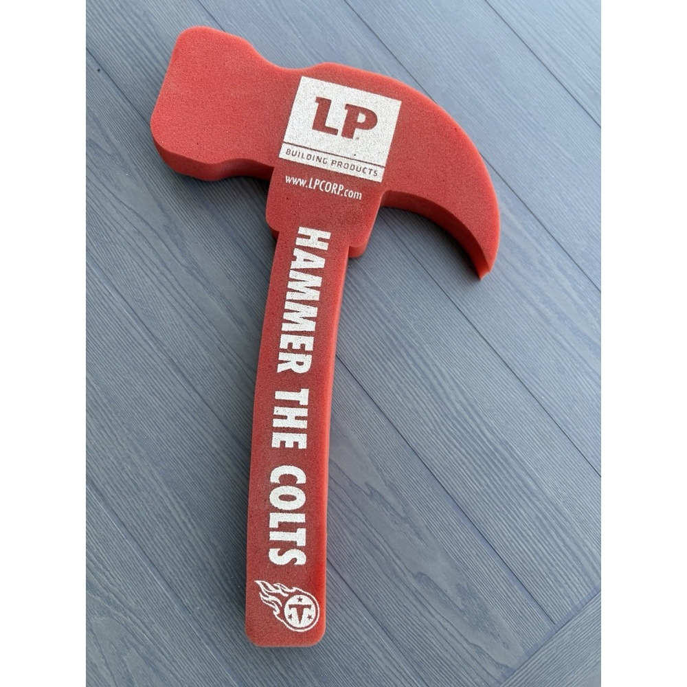 Titans Hammer Saying Hammer The Colts Vintage Football Lp‎ Stadium Fan Promotion